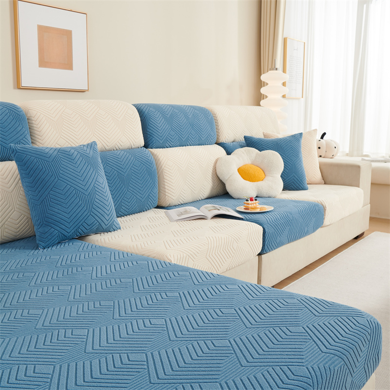 （正品现时折扣）四季通用型全包加厚弹力沙发套防滑防猫抓保护罩