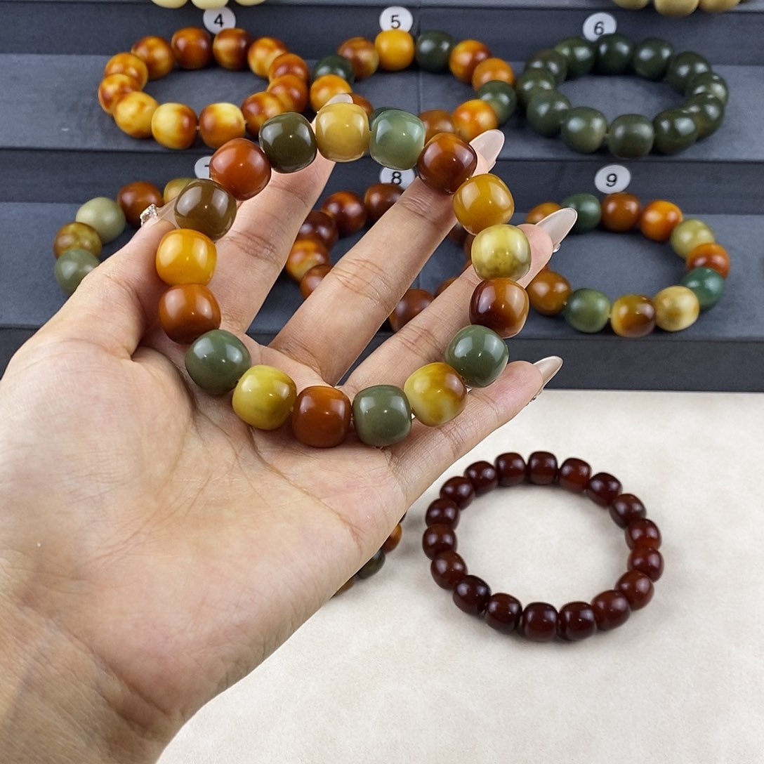 菩提根/象牙果手串全品无暇卡14