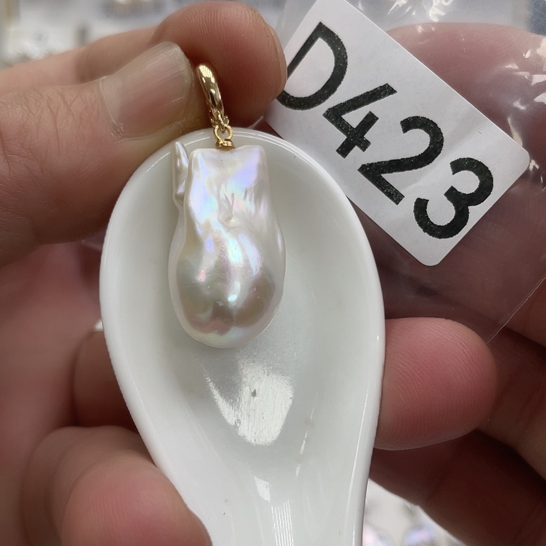 淡水珍珠颈饰银S925镶嵌