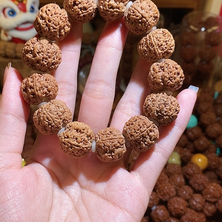 手串金刚菩提195原子白色隔片款