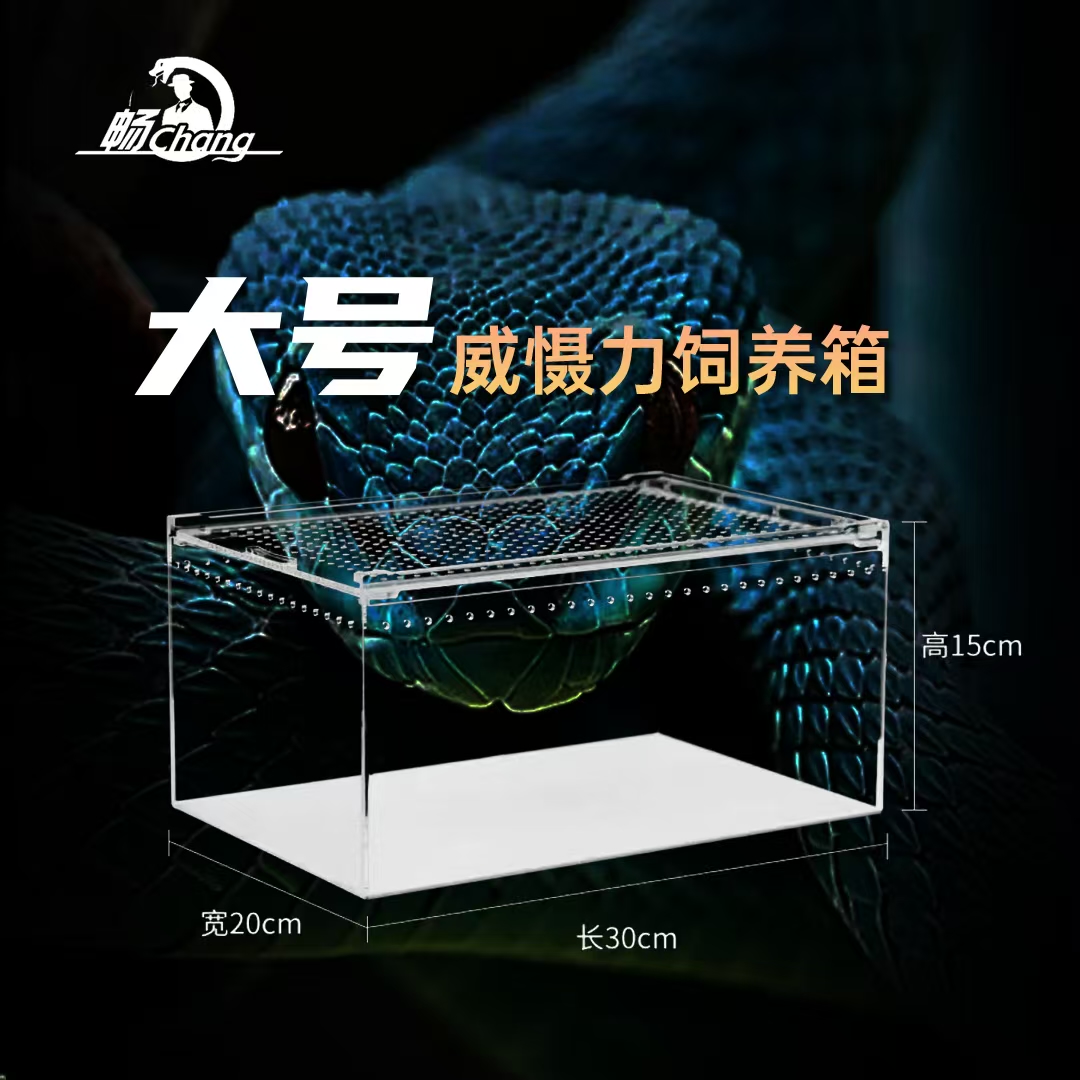 爬宠亚克力饲养盒适用于守宫蜥蜴角蛙蜘蛛等多种爬虫生态缸