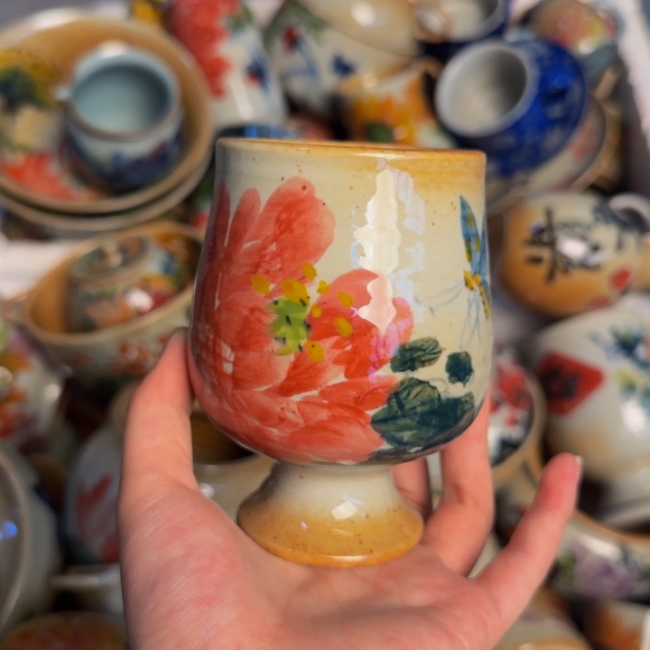 瓷片景德镇陶瓷手工手绘