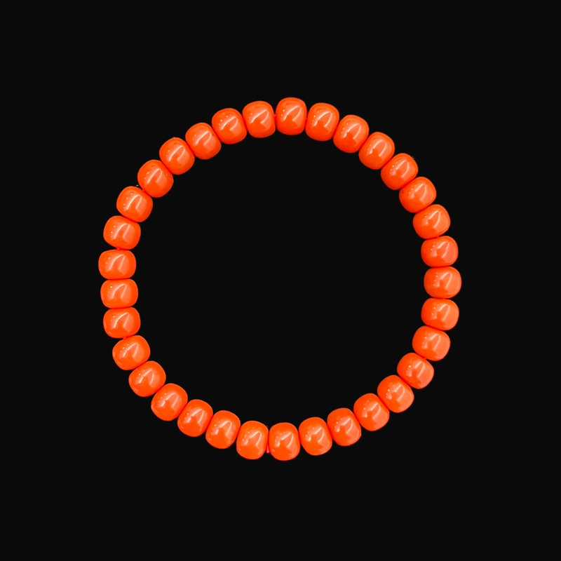 南红老型手串 珠径6-7mm 手围15cm L