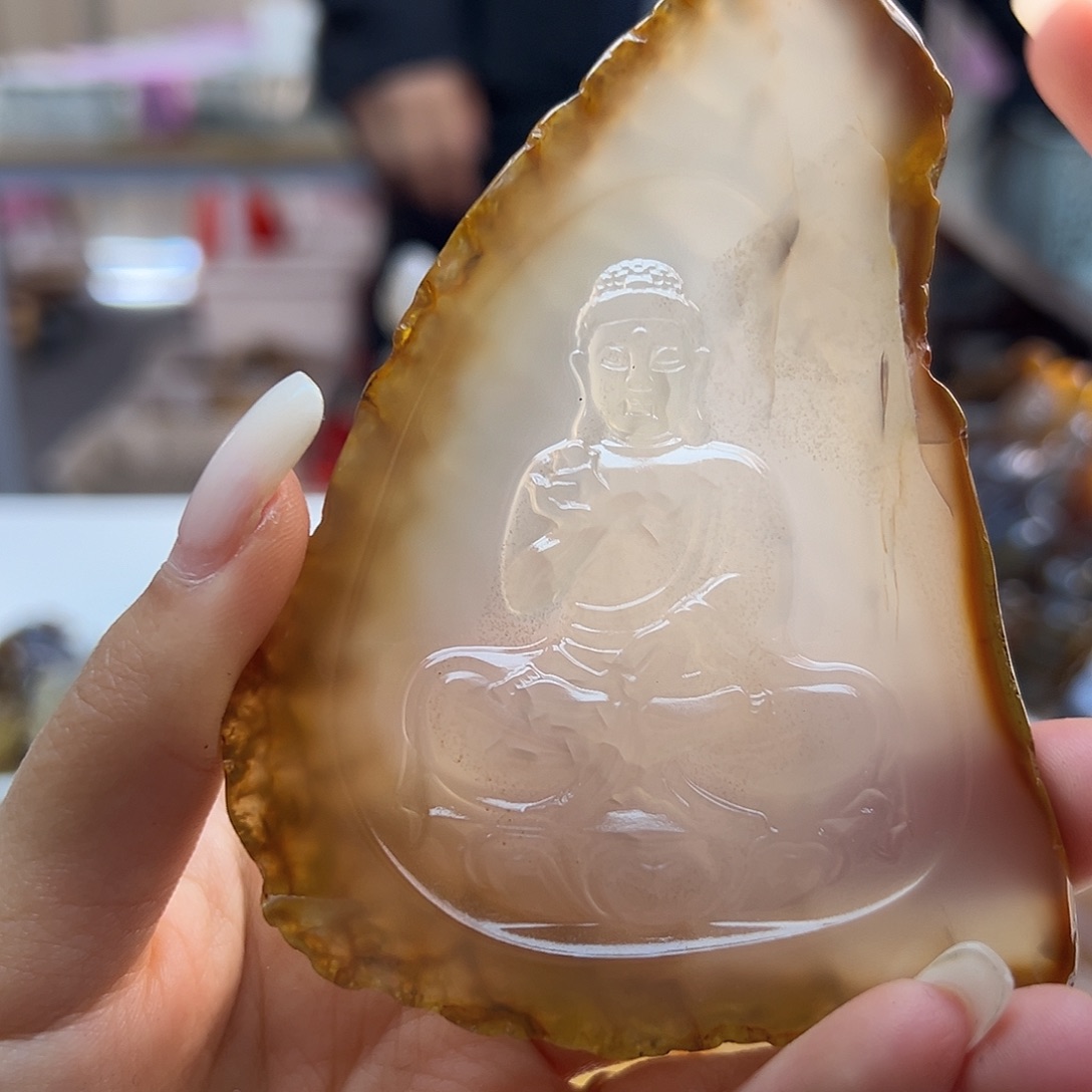 玛瑙/玉髓未镶嵌吊坠(不含链)