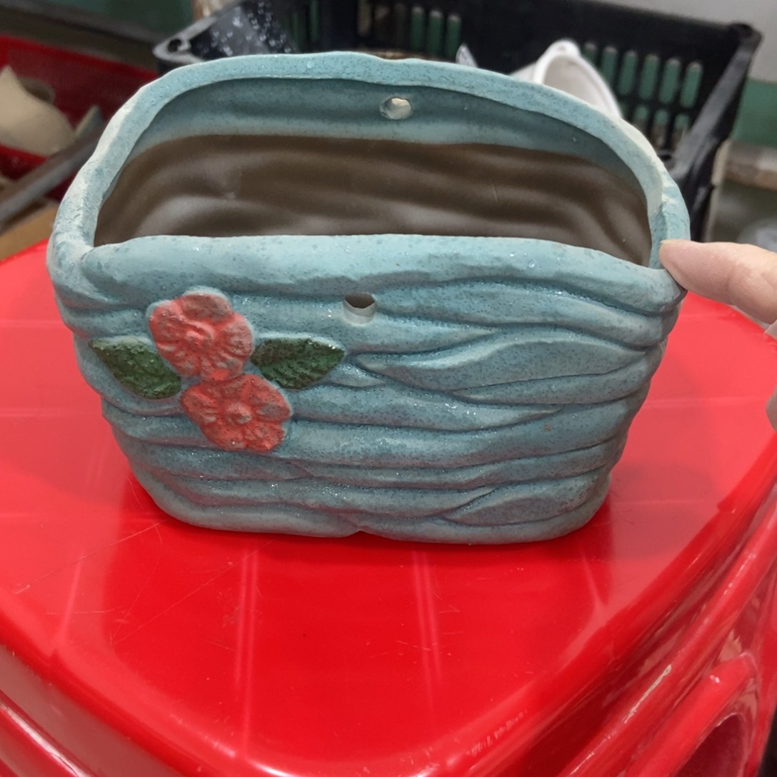 红陶微瑕高温陶瓷花盆