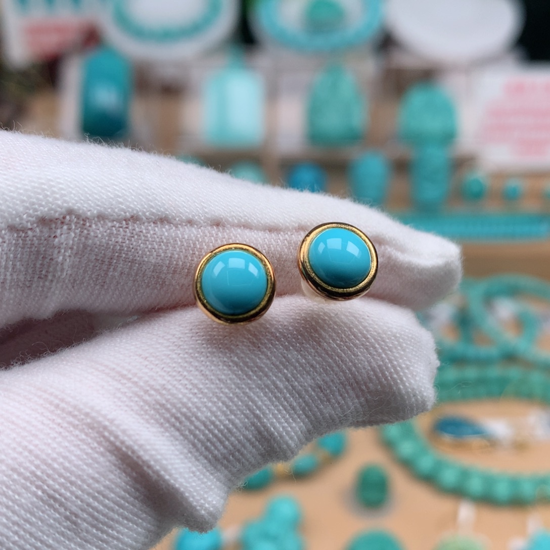 绿松石银S925镶嵌珠宝奇石