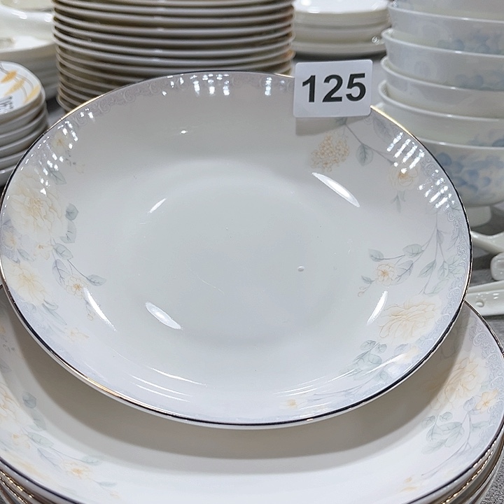 景德镇5个八寸盘子微瑕不退换