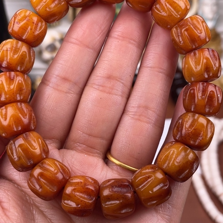 手串/手链驼骨骆驼骨雕刻14