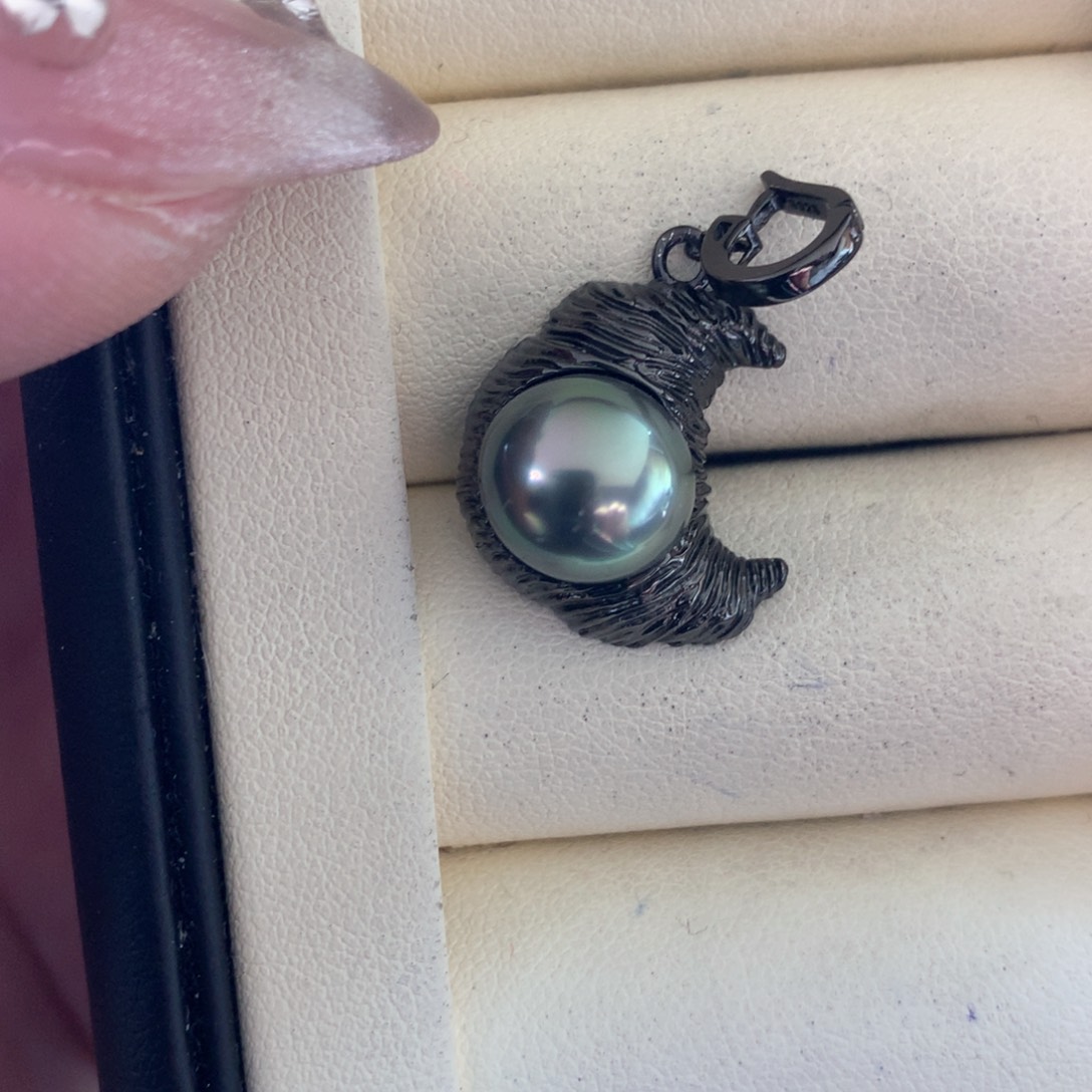 海水珍珠颈饰银S925镶嵌