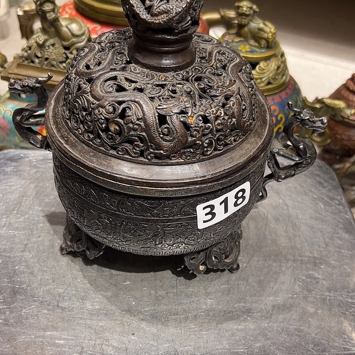顺**水微瑕疵黄铜摆件工艺品