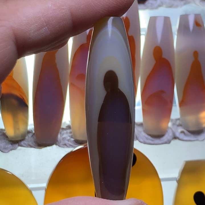 玛瑙/玉髓颈饰未镶嵌148