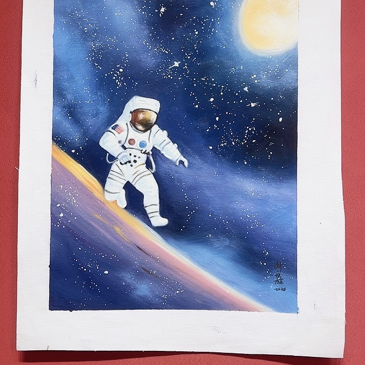 油画刘文桂老师油画作品朵