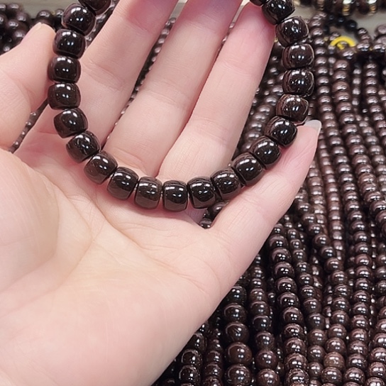 闫***威手串/手链椰蒂印尼原生态精工椰蒂9✖️7直切单圈