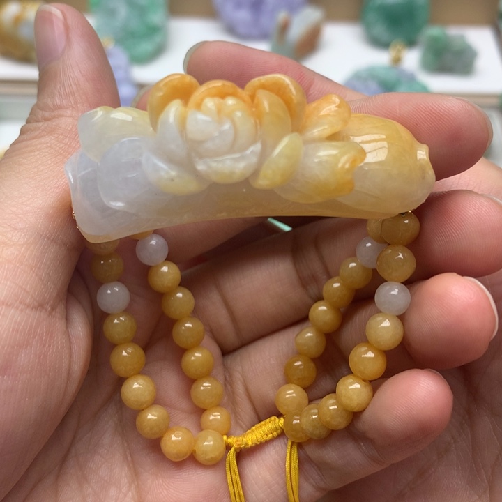颈饰未镶嵌翡翠翡翠