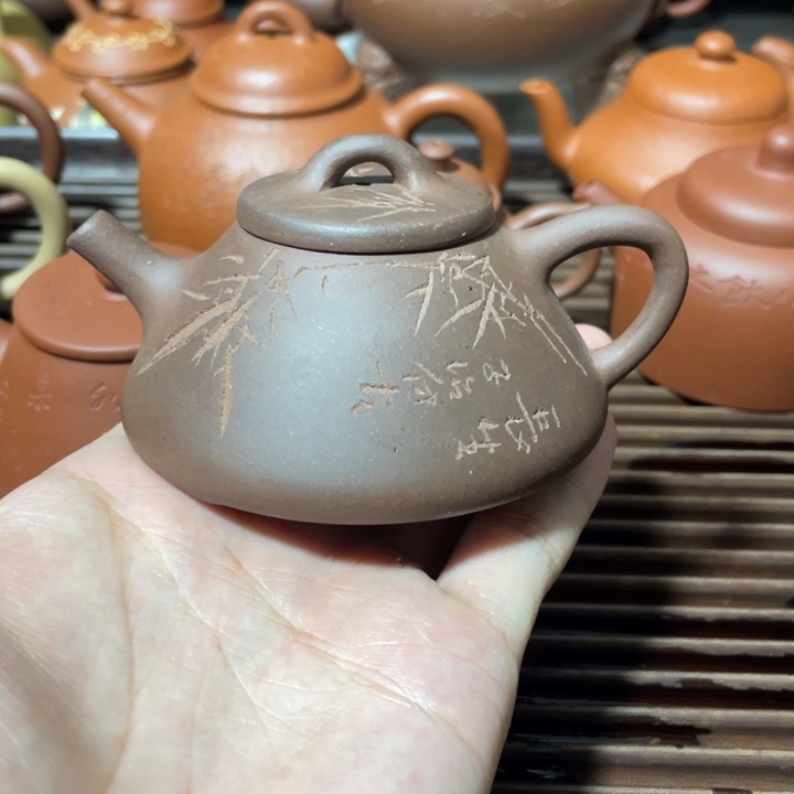 茶壶紫砂紫泥子冶