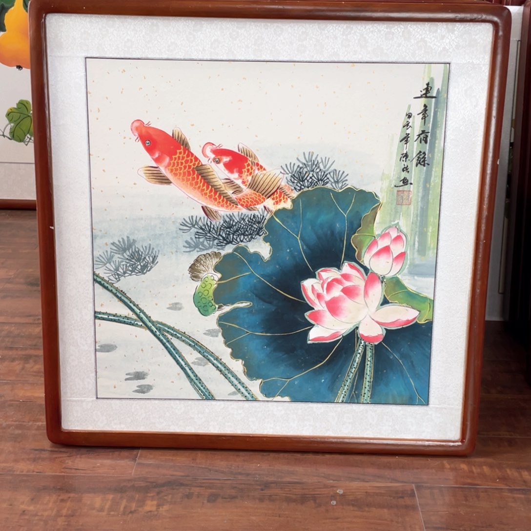 国画带框尺寸63*63厘米