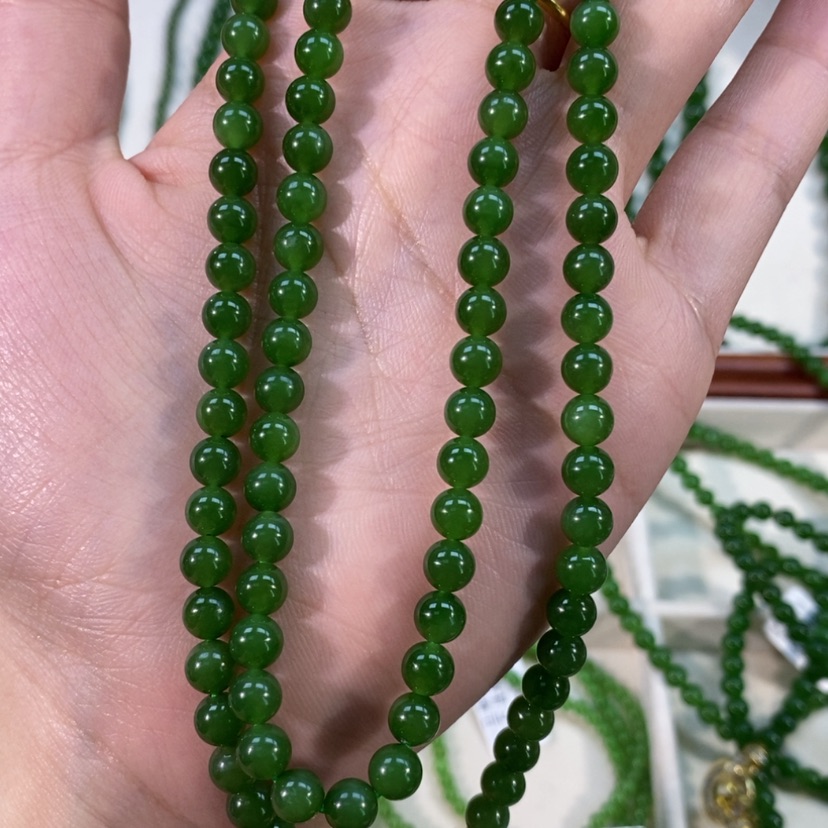 【闪购商品】和田玉（碧玉）颈饰未镶嵌A***l