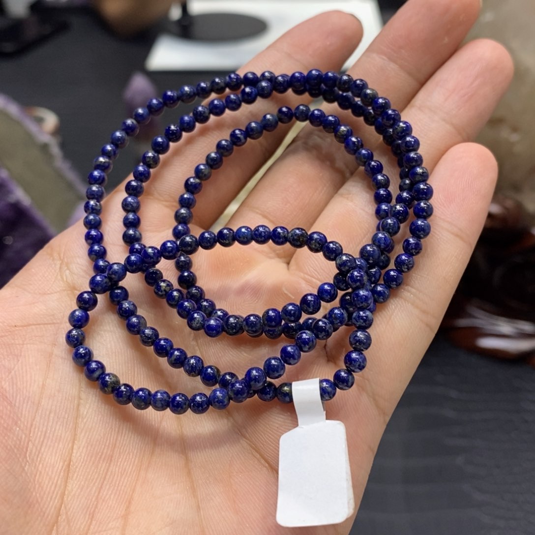 未镶嵌手链水晶青金石四圈