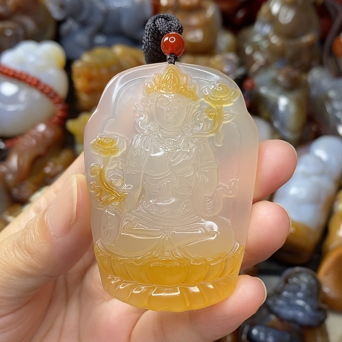 玛瑙/玉髓吊坠未镶嵌