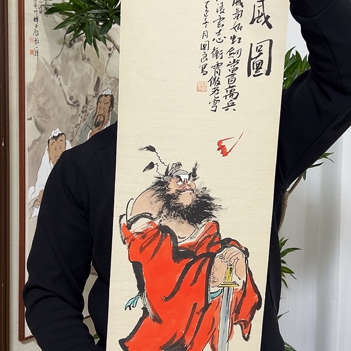 国画唐国良  手绘原创