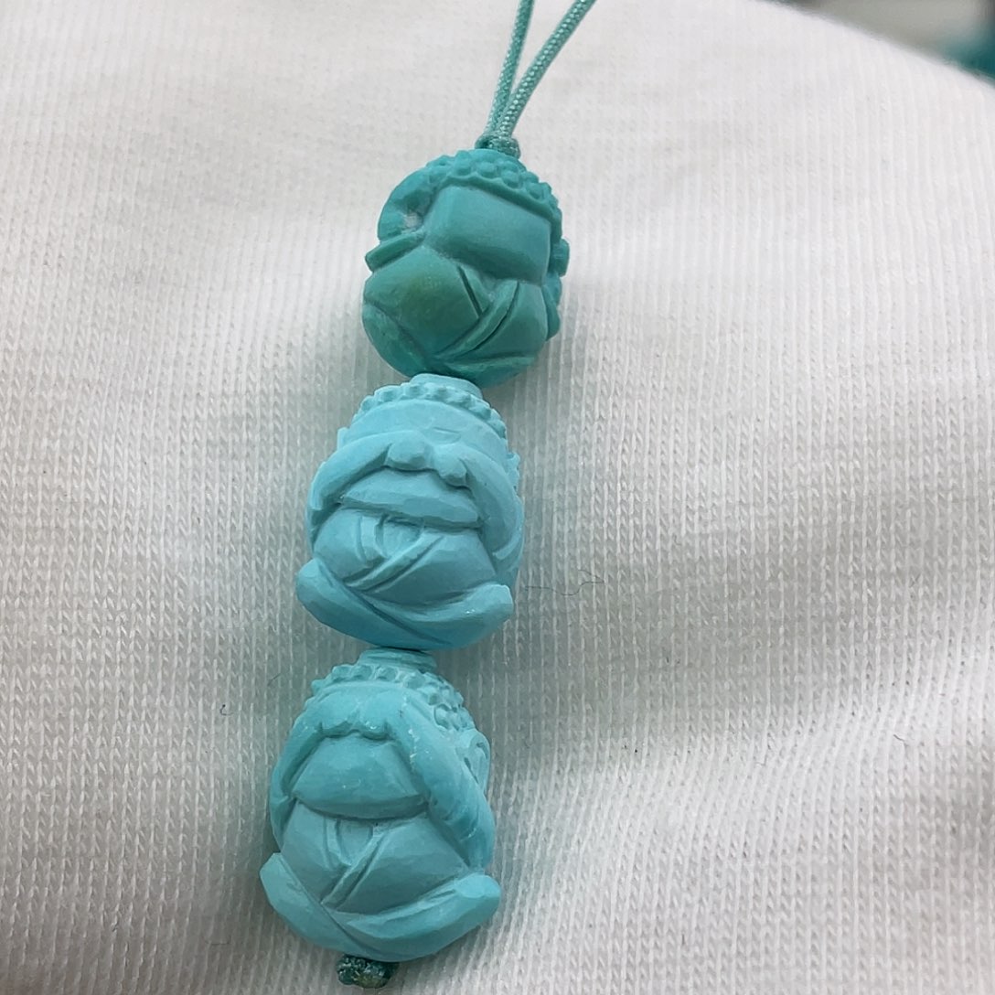 绿松石未镶嵌珠宝半成品