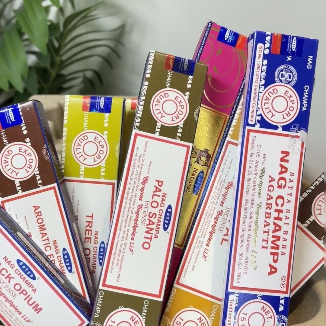 Nag champa赛巴巴印度香藏香黄花香檀香进口香薰熏香线香安神天然