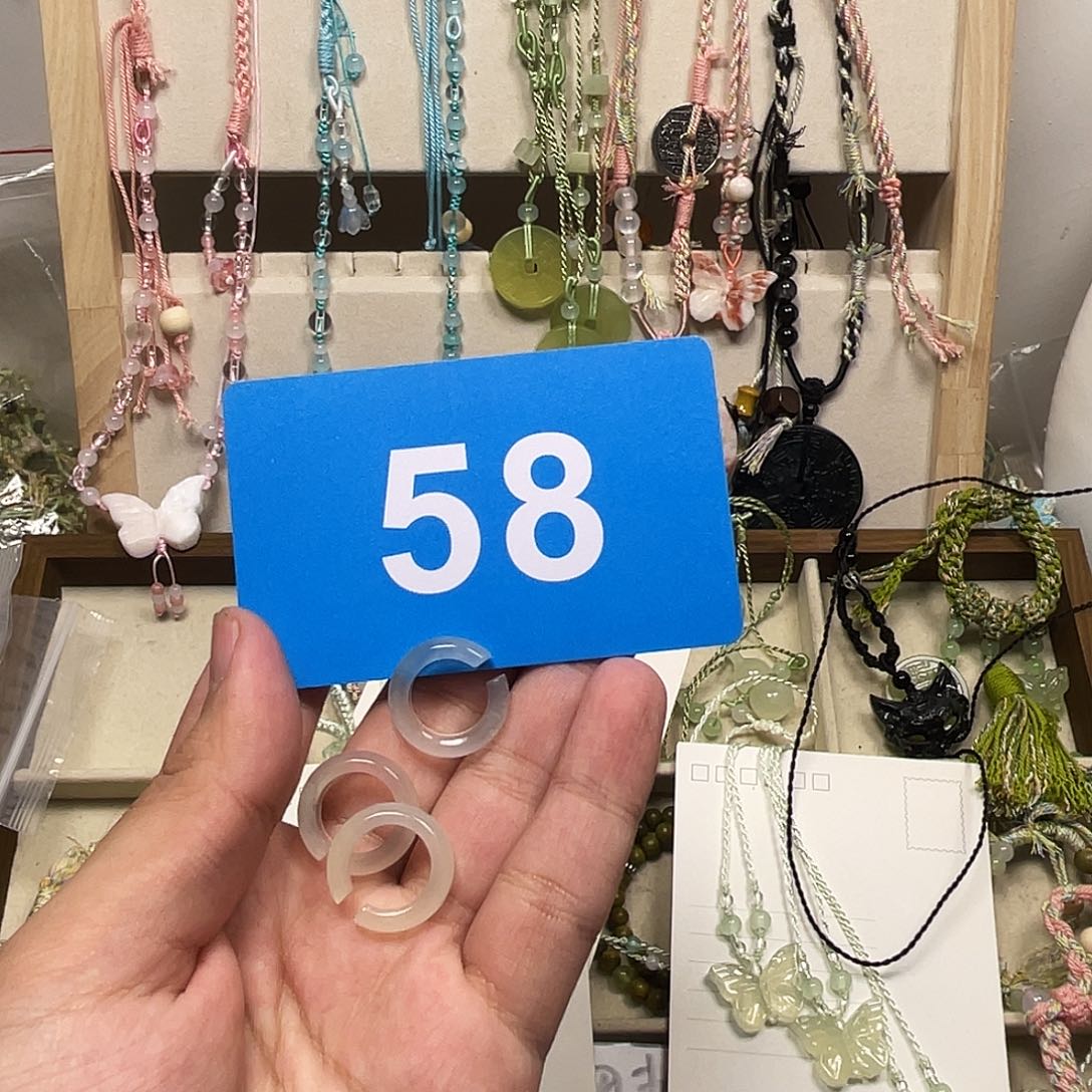 蛇纹石玉合金颈饰