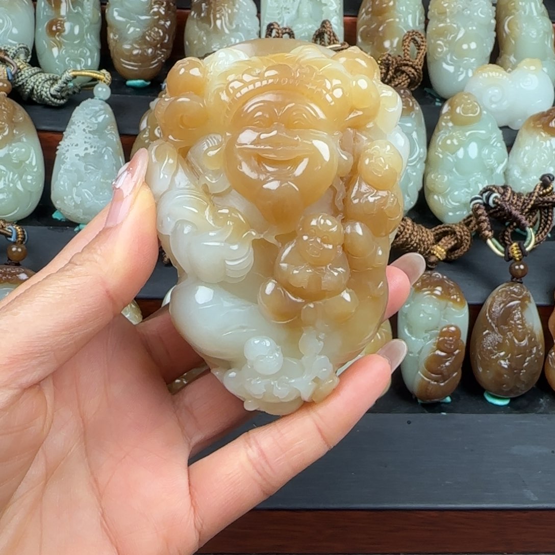 和田玉把件未镶嵌