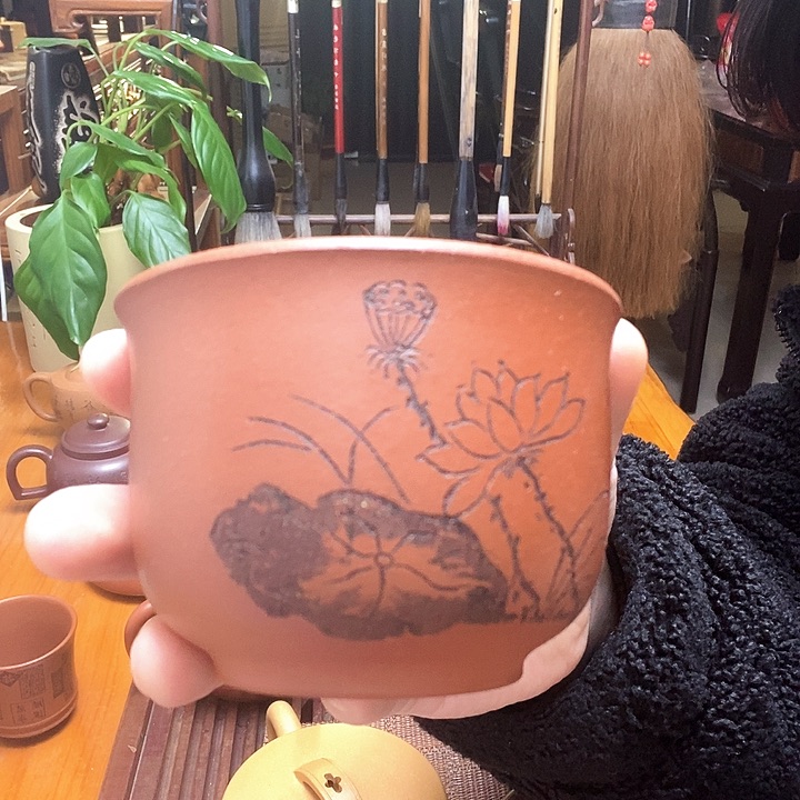 紫砂茶杯原矿紫砂