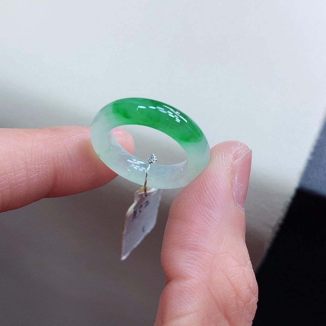 未镶嵌戒指翡翠7-8号