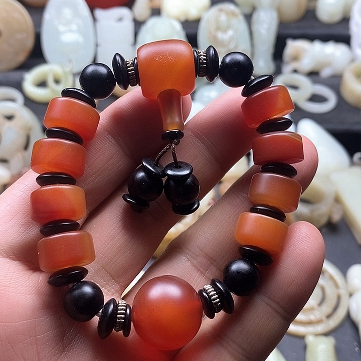 玛瑙/玉髓手链未镶嵌