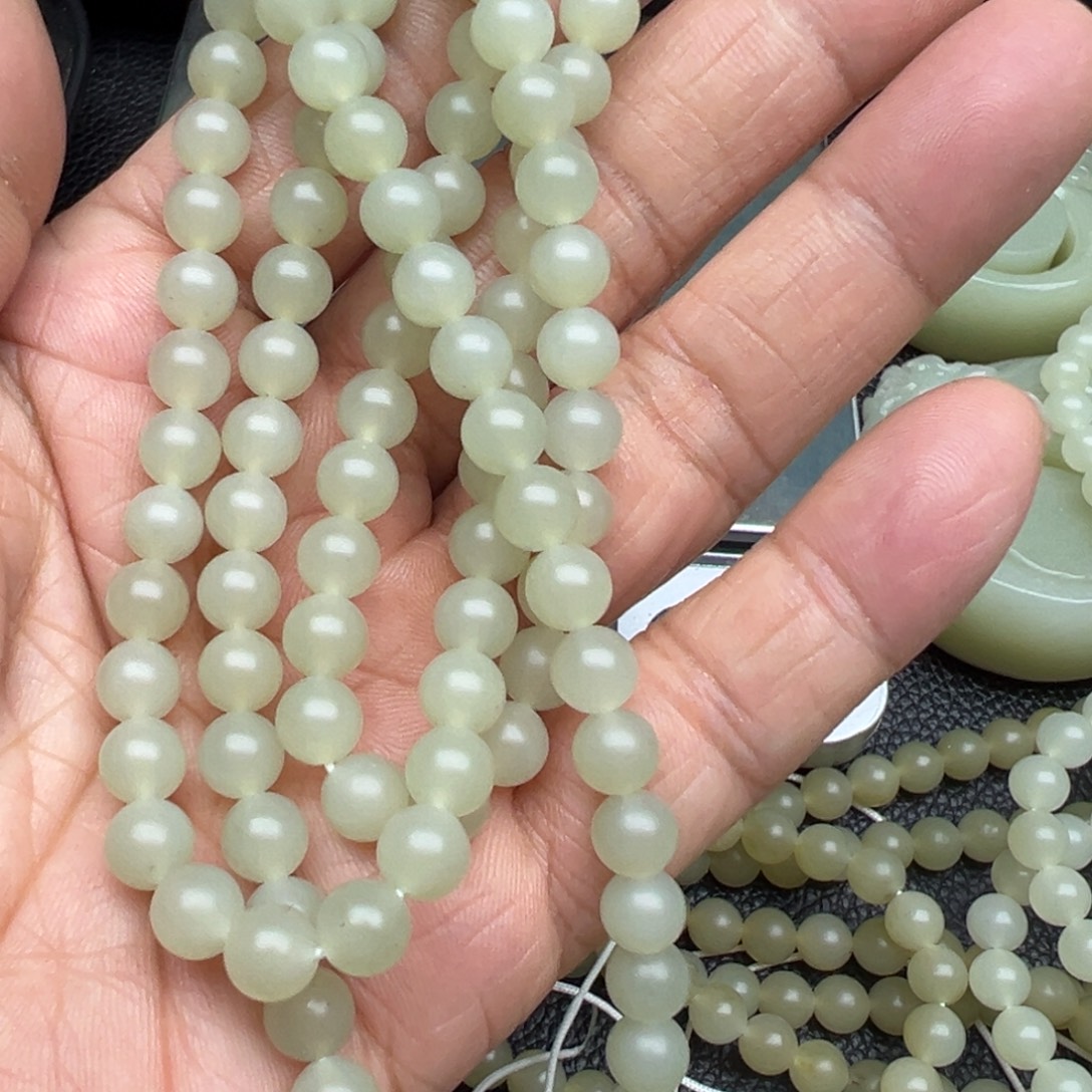 和田玉（糖玉）未镶嵌项链