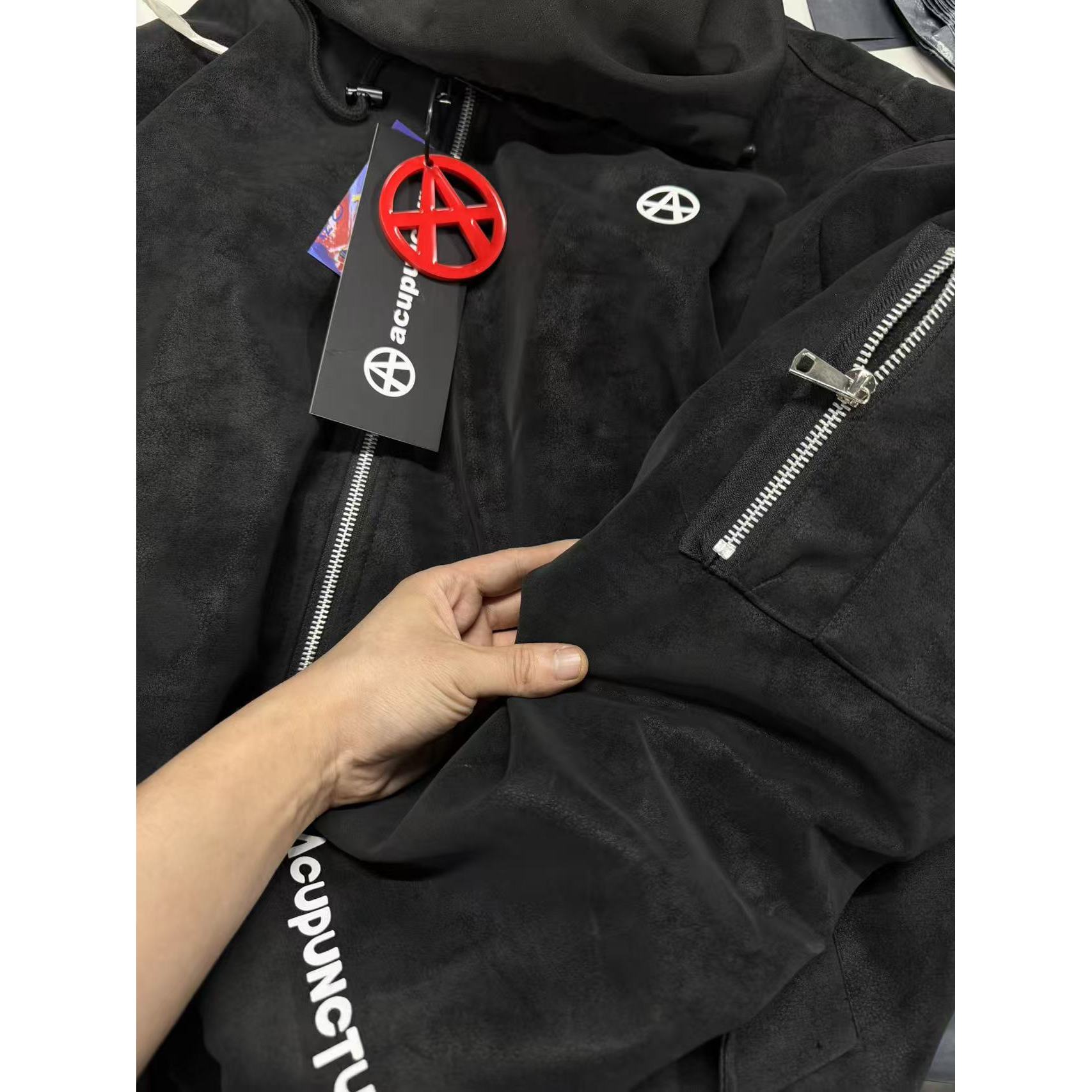 A重磅高定全皮质感宽松百搭棉服 男女同款