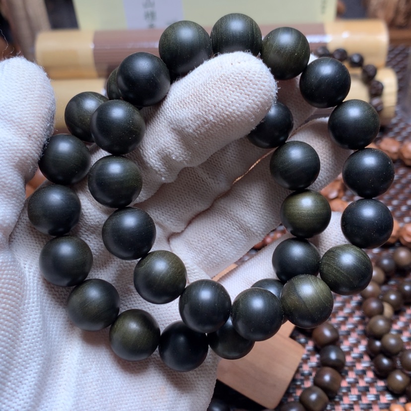 【闪购商品】檀香木手串/手链资**估1.4阴沉微瑕处理价*2