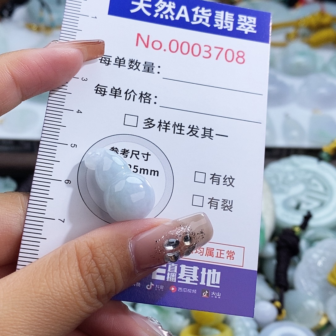 翡翠未镶嵌颈饰3708