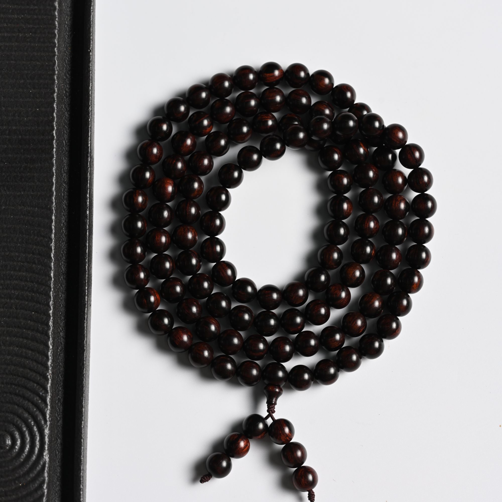 毛润出品【海南黄花梨·紫油梨·无胶无蜡】精工 圆珠108颗 065