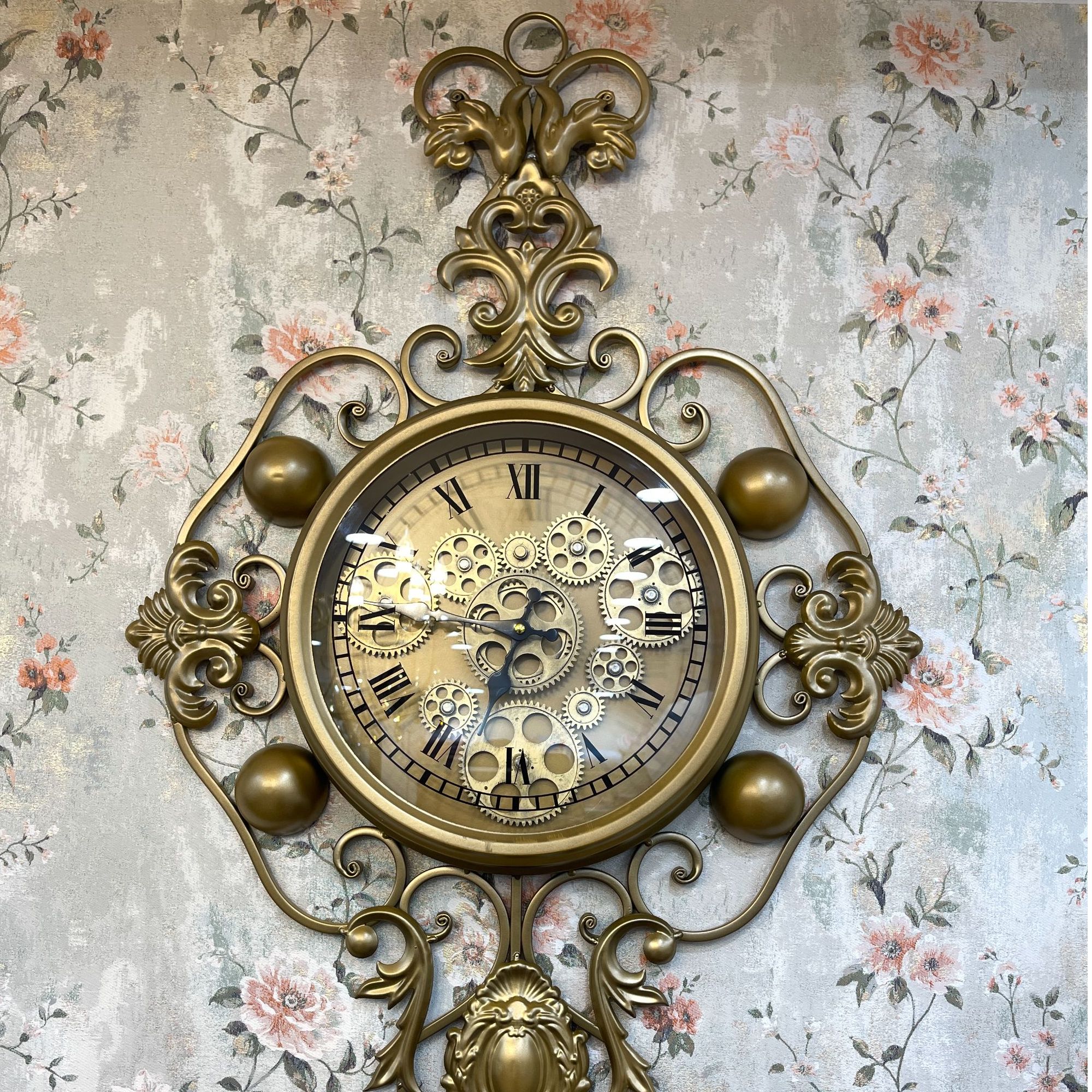 【新疆包邮】欧式轻奢挂钟客厅创意时钟家用复古钟表