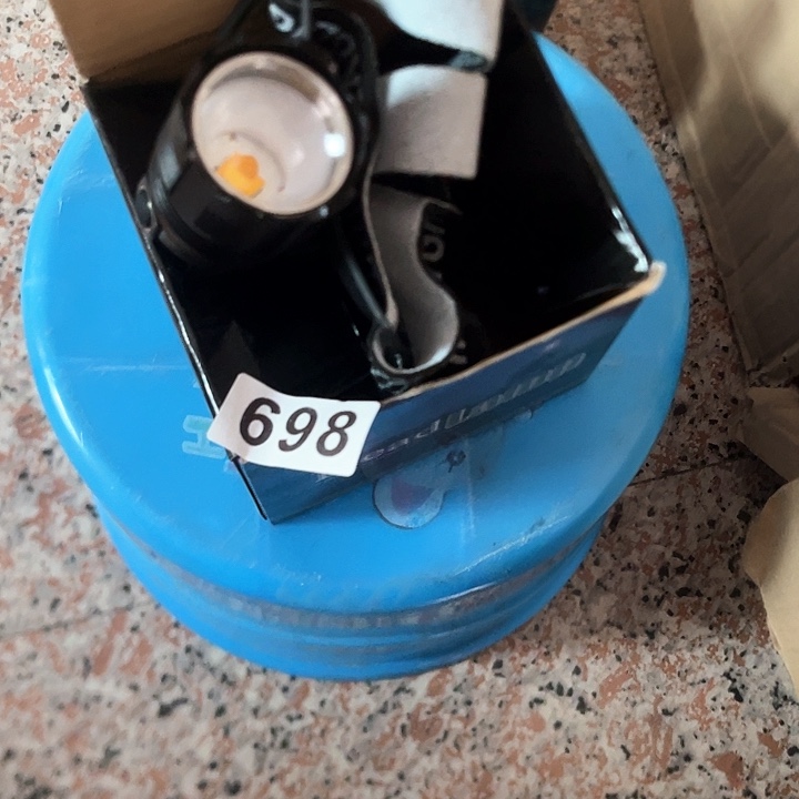 激光强光合金手电头灯698