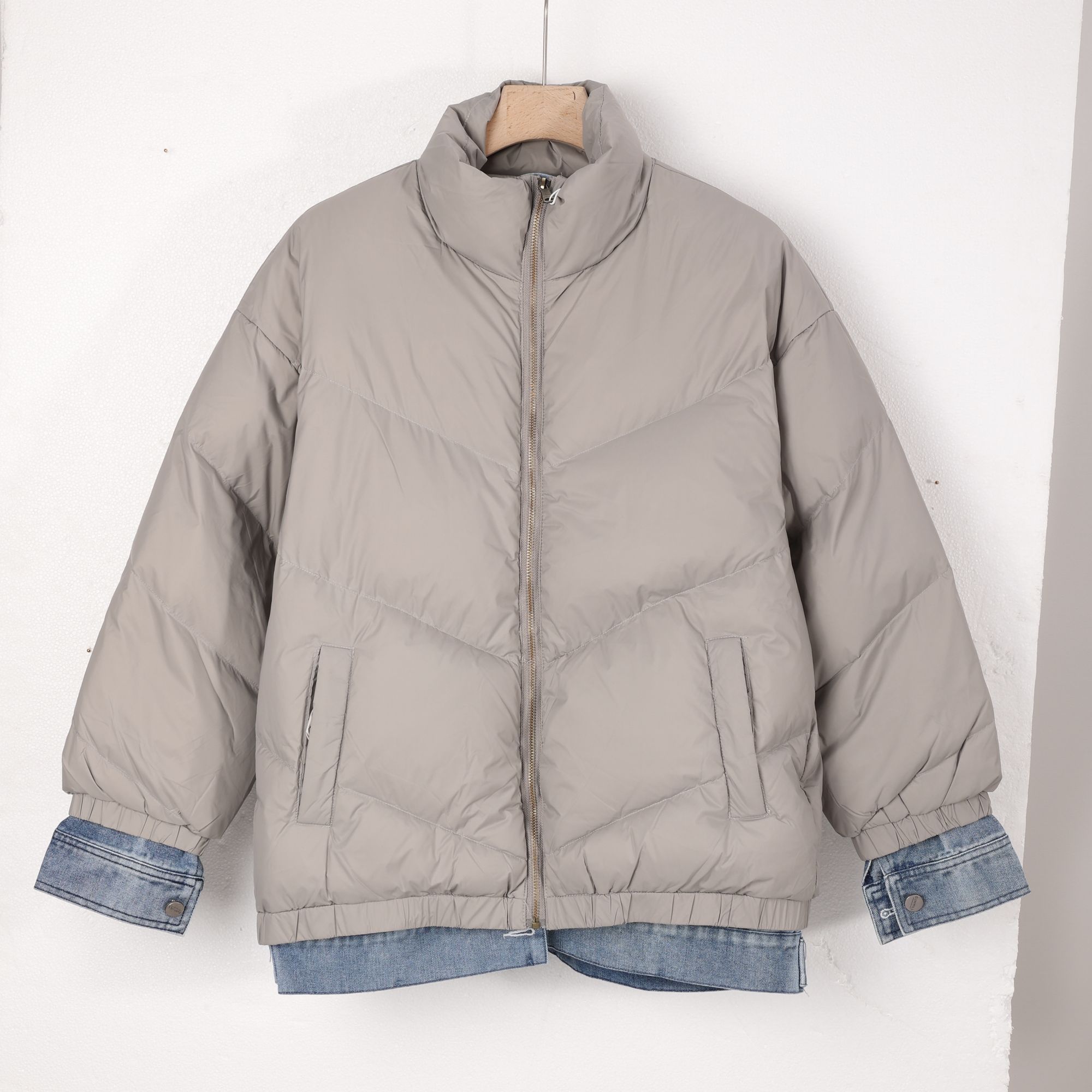 【冯漂亮甄选】M938时尚潮流休闲百搭个性棉衣