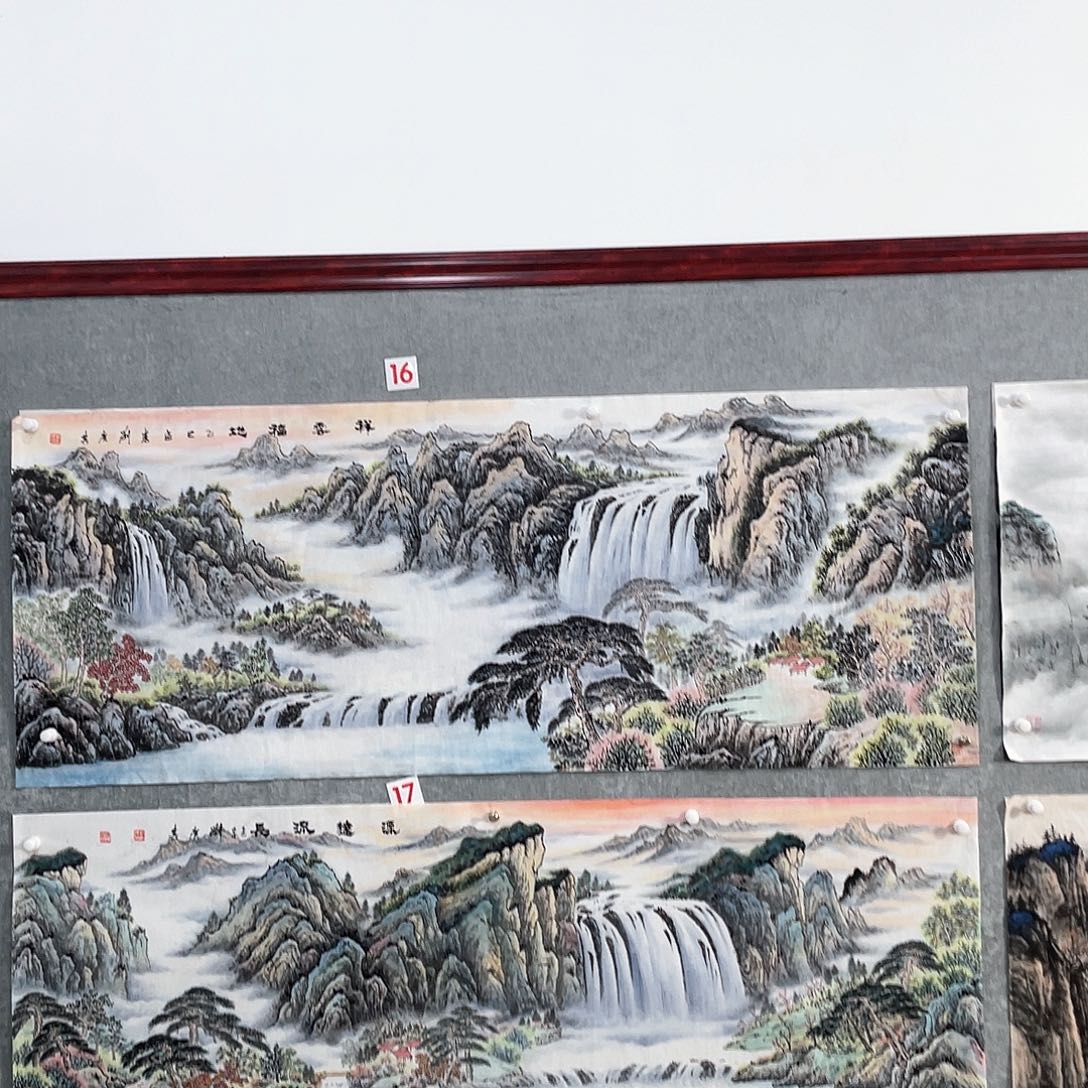 国画秦**语绘画作品刘广其画心