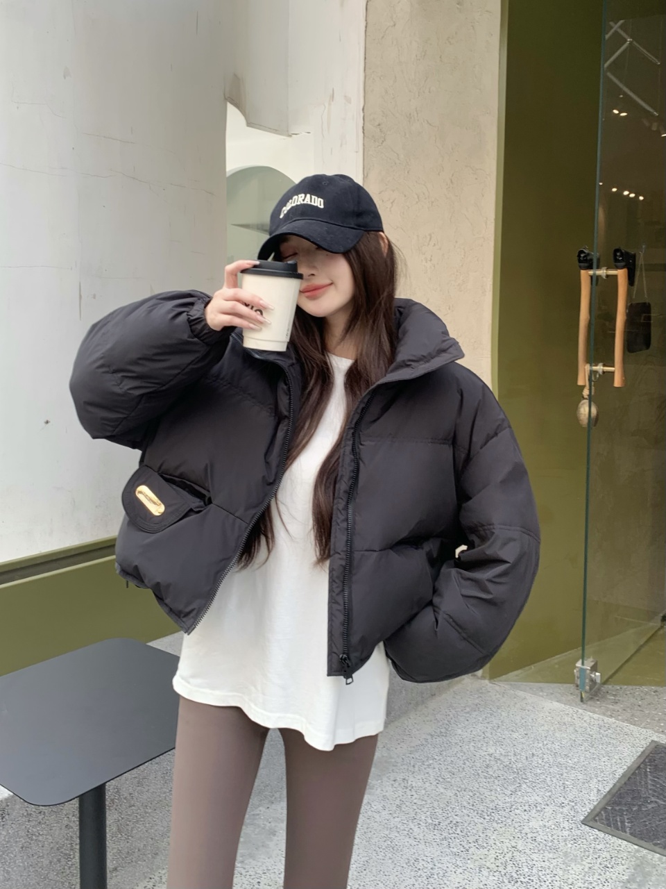 冬季韩版百搭休闲短款，肯豆小短，时尚保暖羽绒服