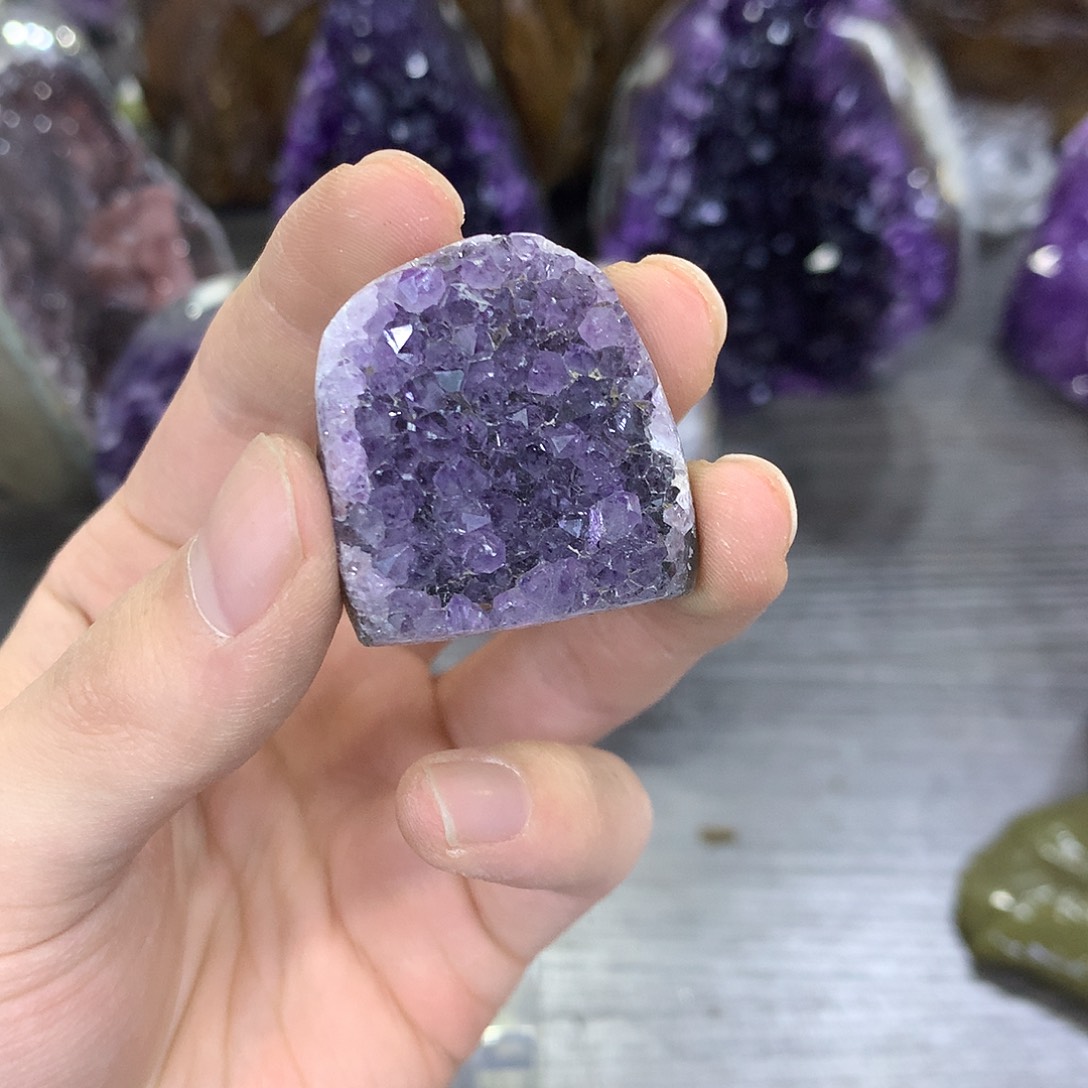 紫晶珠宝半成品未镶嵌035