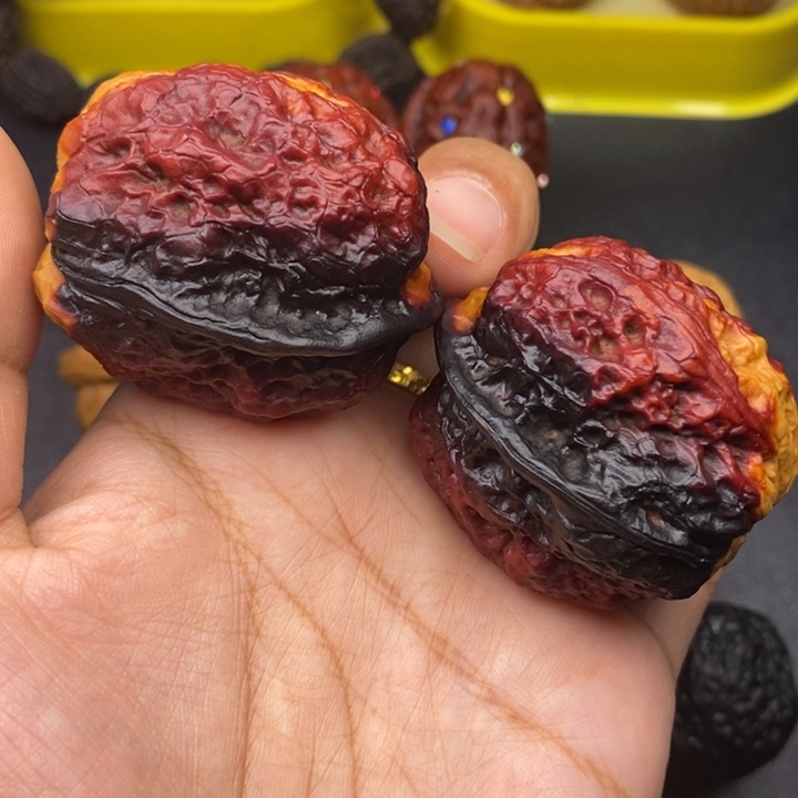 吊坠文玩核桃40尺金蟾王