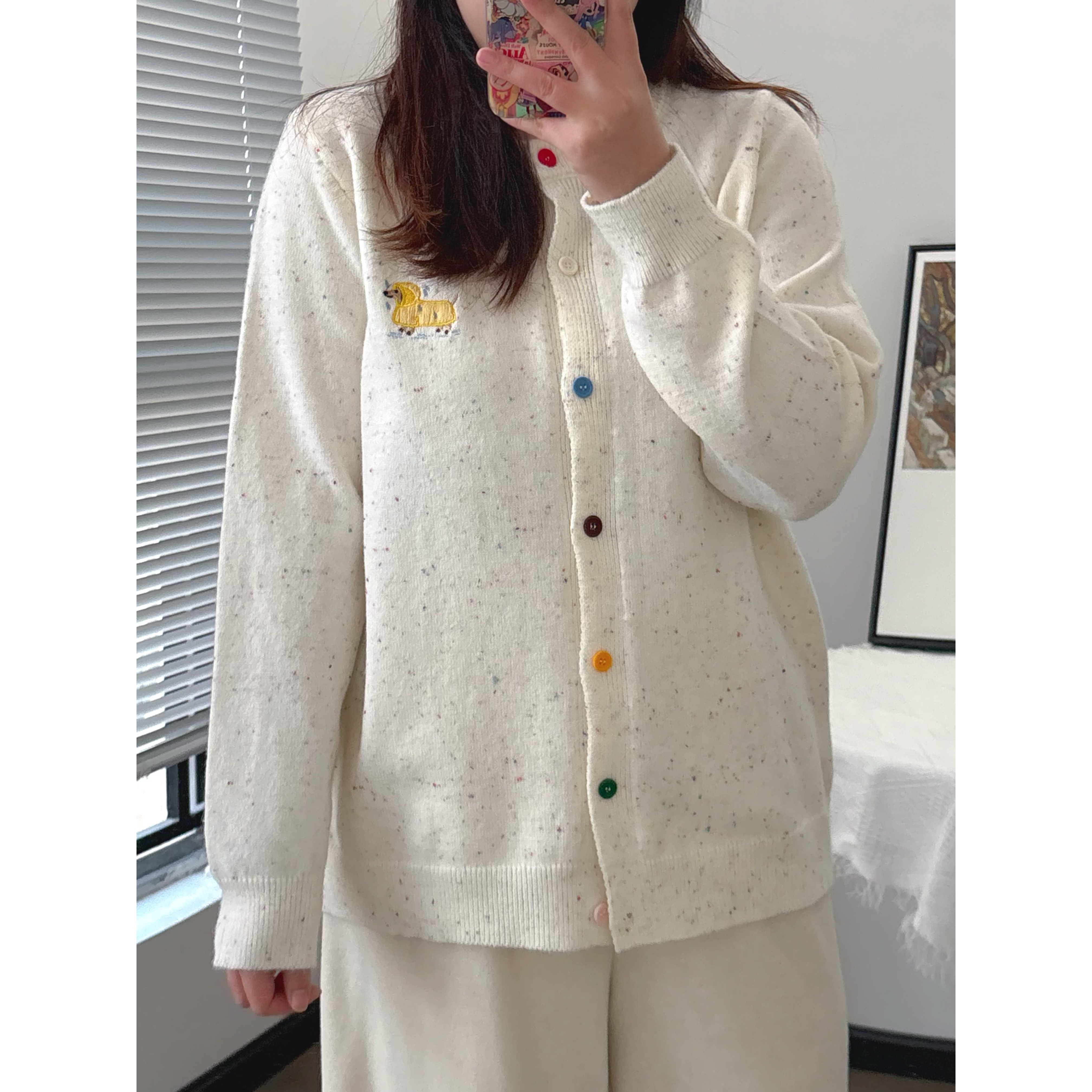 【咔咔】雨衣狗狗- 冬季刺绣针织狗秋季毛针织衫保暖毛衣秋冬K0495