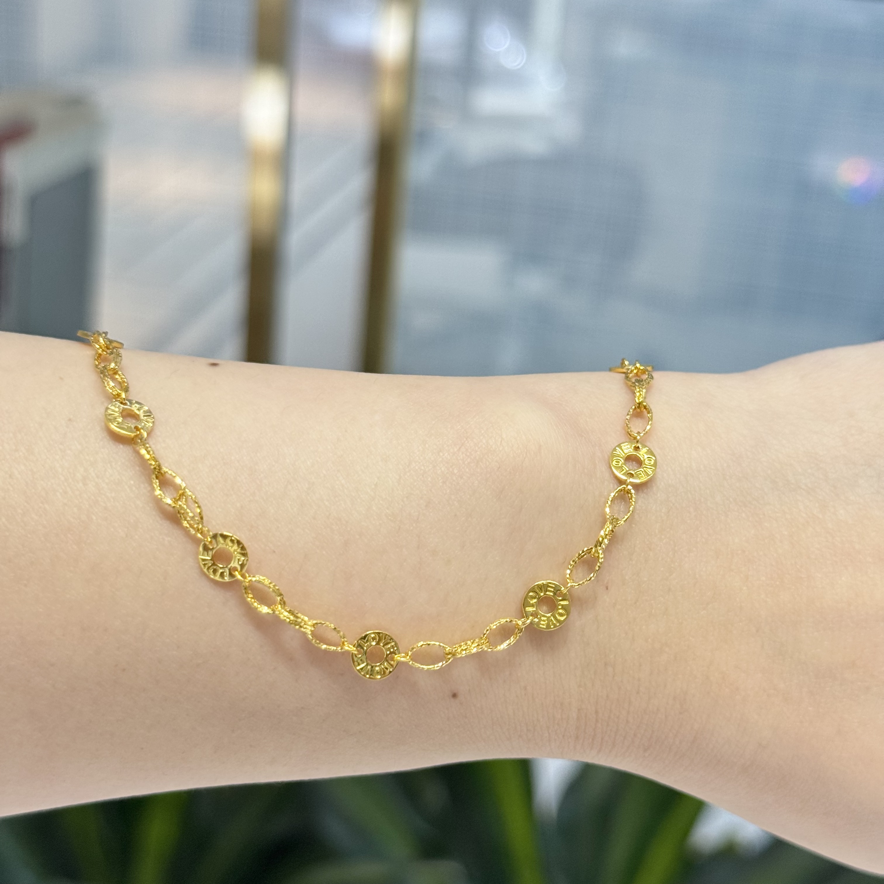 肖肖专属-A-PT950【PT Love小饼手链】铂金950