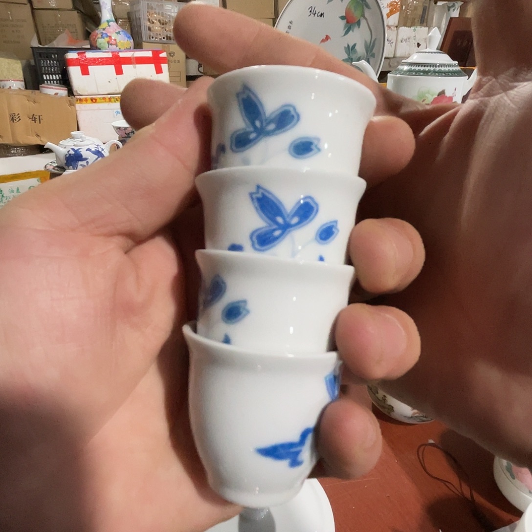 醴陵老厂瓷微瑕慎拍