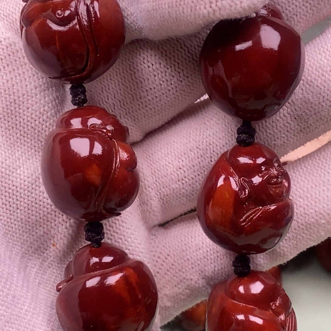 雪***墨大叶紫檀（黑酸枝木类）橄榄核回血直播间