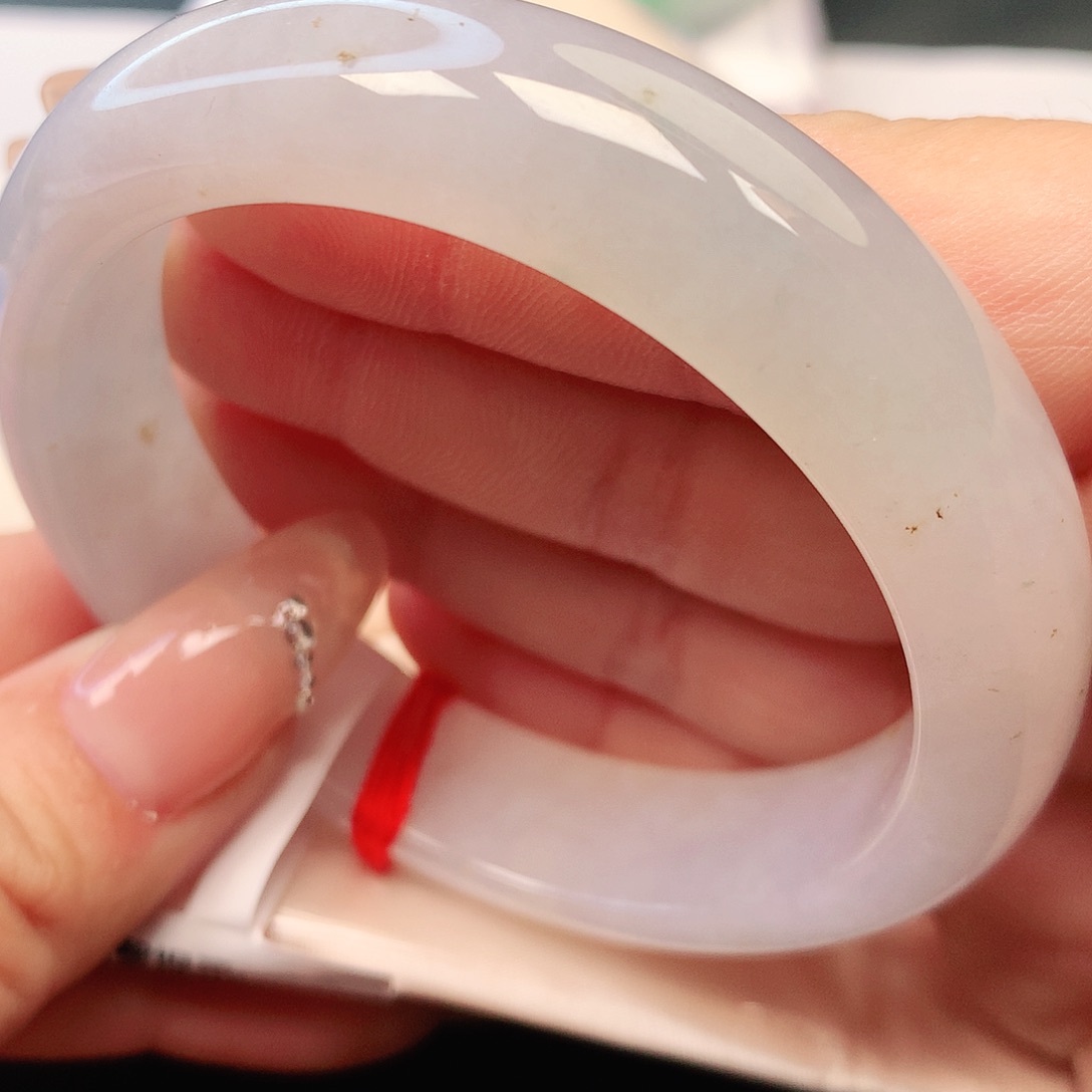 未镶嵌手镯翡翠纯天然A货翡翠老坑白月光洒金002编号