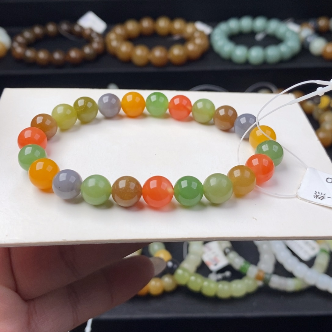 和田玉手串未镶嵌