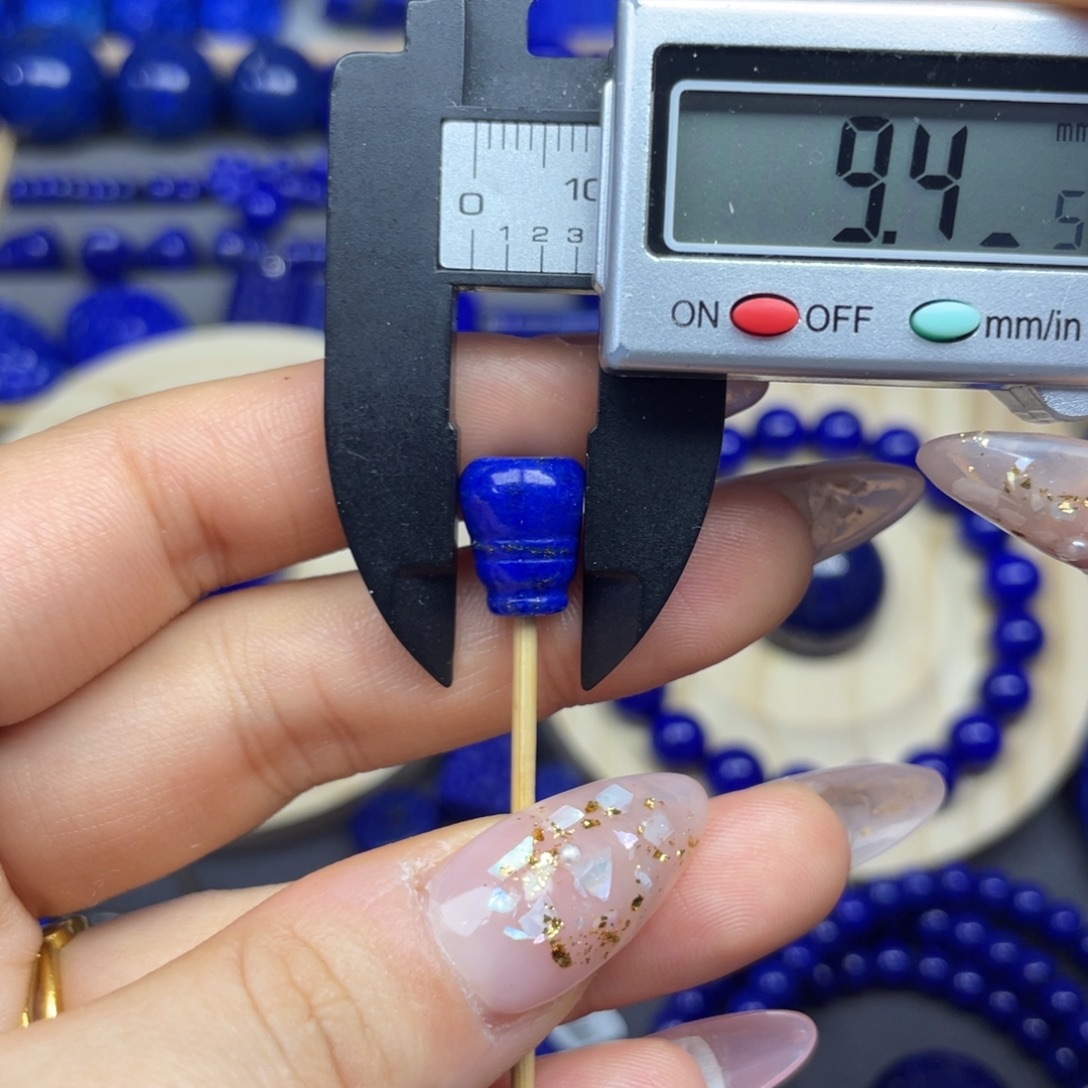 青金石未镶嵌三通